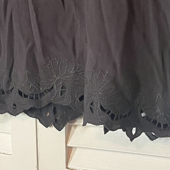 ASTR The Label Fern grey tunic medium mini dress floral cutout boho - Picture 3 of 12